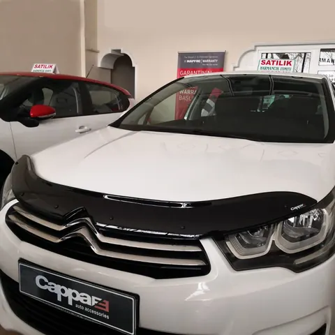 Дефлектор капота (Eurocap) для Citroen C-4 2010-2018 рр — Citroen C-4 2010-2018 гг. DianaParts