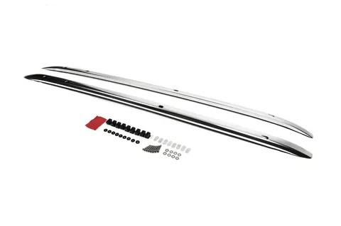 Інтегровані рейлінги хромовані (Алюміній) для Toyota Land Cruiser 300 2021- рр — Toyota Land Cruiser 300 2021- гг. DianaParts