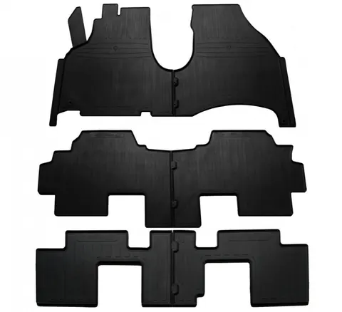 Килимки Stingray (3 ряда, 6 шт) для Peugeot 807 2002-2014 рр — Peugeot 807 2002-2014 гг. DianaParts