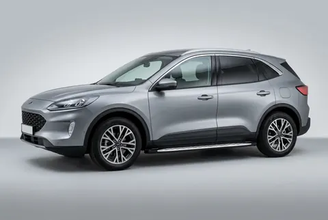 Бокові пороги Shining V1 (2 шт., Алюміній) для Ford Kuga/Escape 2019- рр — Ford Kuga/Escape 2019- гг. DianaParts