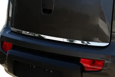 Кромка багажника (нерж.) Carmos - Турецька сталь для Kia Soul I 2008-2013 рр — Kia Soul I 2008-2013 гг. DianaParts