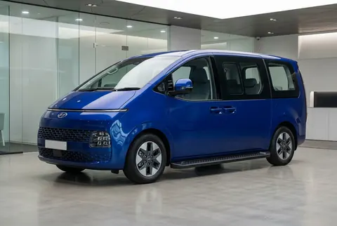 Бокові пороги Allmond Black (2 шт., Алюміній) для Hyundai Staria 2021- рр — Hyundai Staria 2021- гг. DianaParts