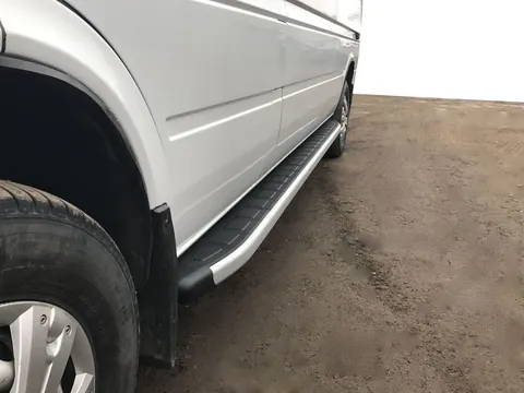Бокові пороги Fullmond (2 шт., алюм) Довга база для Volkswagen LT 1995-2006 рр — Volkswagen LT 1995-2006 гг. DianaParts