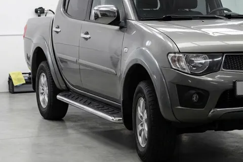 Бокові пороги Maydos V1 (2 шт., алюміній -2026 нерж) для Fiat Fullback 2016- рр — Fiat Fullback 2016- гг. DianaParts