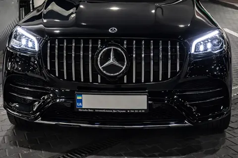 Передня решітка 2019-2023 (GT Panamericana) для Mercedes GLS X167 2019- рр — Mercedes GLS X167 2019- гг. DianaParts