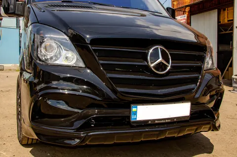 Передній бампер Exclusive Sport (2006-2013) для Mercedes Sprinter W906 рр — Mercedes Sprinter W906 2006–2018 гг. DianaParts