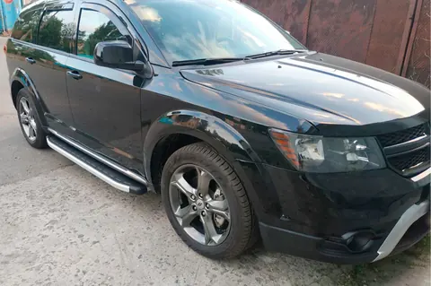 Бокові пороги Fullmond (2 шт., алюміній) для Dodge Journey 2008-2020 рр — Dodge Journey 2008-2020 гг. DianaParts