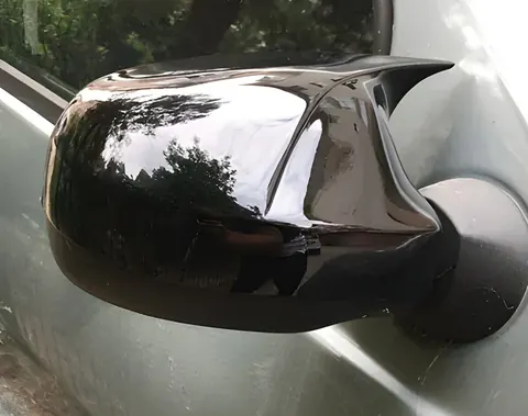 Накладки на дзеркала BMW-Style (2 шт) V-2 для Renault Duster 2008-2017 рр — Renault Duster 2008–2017 гг. DianaParts
