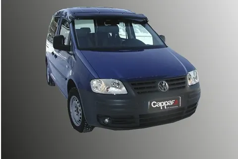 Козирьок на лобове скло (чорний глянець, 5мм) для Volkswagen Caddy 2010-2015 рр — Volkswagen Caddy 2010-2015 гг. DianaParts