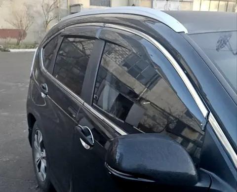 Вітровики з хромованим молдингом Niken Luxury (4 шт) для Honda CRV 2012-2016 рр — Honda CRV 2012-2016 гг. DianaParts