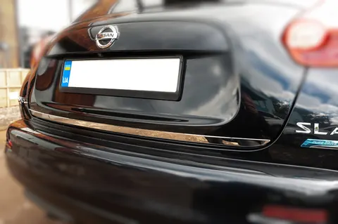 Кромка багажника (нерж.) Carmos - Турецька сталь для Nissan Juke 2010-2019 рр — Nissan Juke 2010-2019 гг. DianaParts