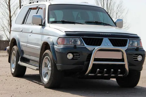 Кенгурятник QT006 (нерж) для Mitsubishi Pajero Sport 1996-2007 рр — Mitsubishi Pajero Sport 1996-2007 гг. DianaParts
