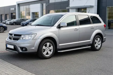 Бокові пороги Maydos V1 (2 шт., алюміній -2026 нерж) для Dodge Journey 2008-2020 рр — Dodge Journey 2008-2020 гг. DianaParts