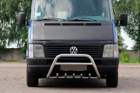 Кенгурятник WT003 (нерж) 60мм, без напису для Volkswagen LT 1995-2006 рр — Volkswagen LT 1995-2006 гг. DianaParts