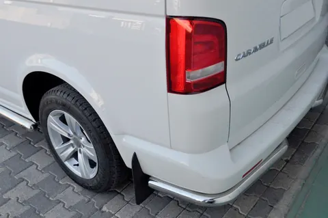 Задні куточки AK003 (2 шт., нерж) для Volkswagen T6 2015-2024 рр — Volkswagen T6 2015-2024 гг. DianaParts