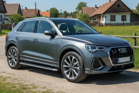 Бокові пороги Maydos V1 (2 шт., Алюміній) для Ауди Q3 2019-2025 рр — Audi Q3 2019–2025 гг. DianaParts