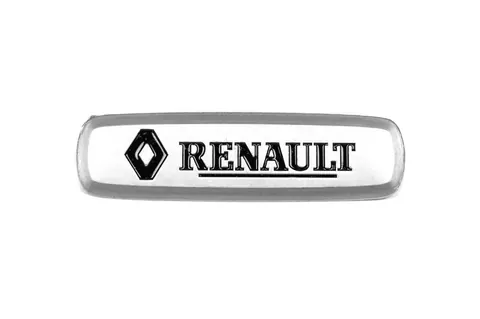 Шильдик алюмінієвий для килимків (1шт) для Renault — Renault DianaParts