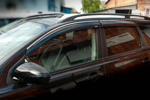Вітровики з хромованим молдингом (4 шт, Niken) для Nissan Qashqai 2010-2014 рр — Nissan Qashqai 2010-2014 гг. DianaParts