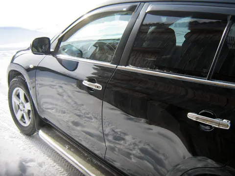 Зовнішня окантовка вікон (4 шт, нерж) Carmos - Турецька сталь для Toyota Rav 4 2006-2013 рр — Toyota Rav 4 2006-2013 гг. DianaParts