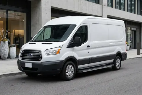 Бокові пороги Maya (2 шт., алюміній) L2 (Long)/L3 (Extended) для Ford Transit 2014- рр — Ford Transit 2014- гг. DianaParts