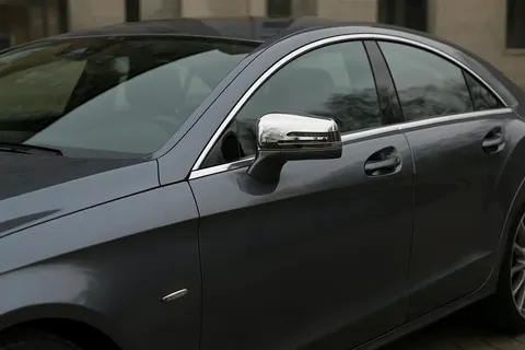 Накладки на дзеркала (2 шт, нерж.) для Mercedes CLS C218 2011-2018 рр — Mercedes CLS C218 2011-2018 гг. DianaParts