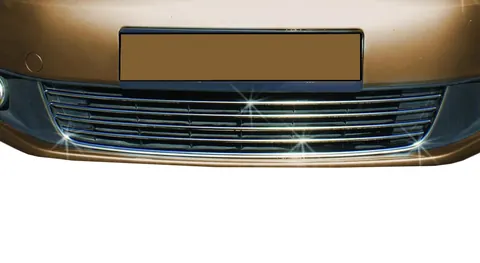 Накладки на передній бампер Comfort (5 част., нерж) для Volkswagen Caddy 2010-2015 рр — Volkswagen Caddy 2010-2015 гг. DianaParts
