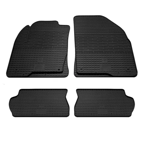 Гумові килимки (4 шт, Stingray Premium) для Mazda 2 2003-2007 рр — Mazda 2 2003-2007 гг. DianaParts