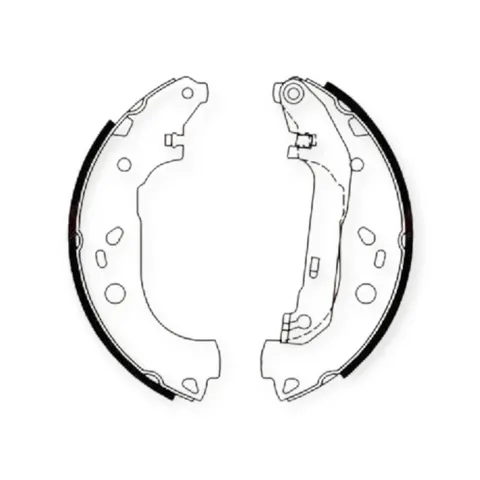 Колодки барабанні Ford Connect 02- (228.6x57) (ABE) — Гальмівна система DianaParts