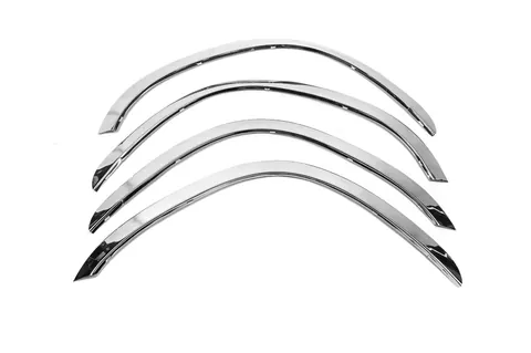 Накладки на арки (4 шт, нерж) для Toyota Rav 4 2006-2013 рр — Toyota Rav 4 2006-2013 гг. DianaParts