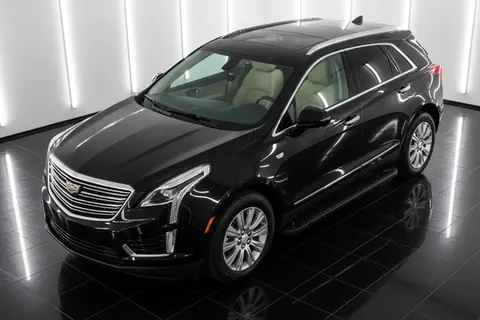 Бокові пороги Allmond Black (2 шт., алюміній) для Cadillac XT5 2016- рр — Cadillac XT5 2016- гг. DianaParts