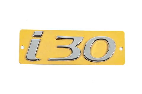 Напис I30 (108мм на 37мм) для Hyundai I-30 2012-2017 рр — Hyundai I-30 2012-2017 гг. DianaParts