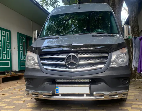 Передня нижня дуга Shark (нерж.) 2013-2026 для Mercedes Sprinter W906 рр — Mercedes Sprinter W906 2006–2018 гг. DianaParts