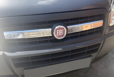 Накладки на решітку радіатора (2 част., Нерж.) Carmos - Турецька сталь для Fiat Doblo I 2005-2010 рр — Fiat Doblo I 2005-2010 гг. DianaParts