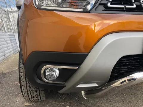 Накладки на противотуманки (2 шт., нерж) Carmos - Турецька сталь для Dacia Duster 2018-2024 рр — Dacia Duster 2018-2024 гг. DianaParts