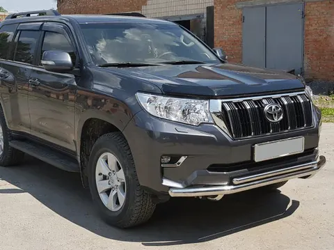 Передній захист ST014 (нерж) 60/60 мм для Toyota Land Cruiser Prado 150 2009-2023 рр — Toyota Land Cruiser Prado 150 2009-2023 гг. DianaParts