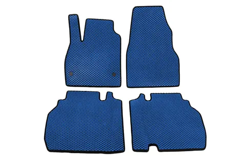 Килимки EVA (Синій) 2 шт, передні для Volkswagen Caddy 2010-2015 рр — Volkswagen Caddy 2010-2015 гг. DianaParts