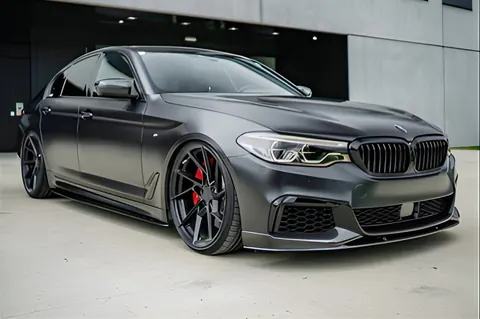 Накладка на передній бампер DPT Lip V1 (для M-Performance 2017-2020, чорний глянець) для BMW 5 серія G30/G31 рр — BMW 5 серия G30/G31 2017-2023 гг. DianaParts