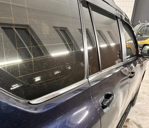 Окантовка вікон (6 шт, нерж) OmsaLine - Італійська нержавійка для Toyota Land Cruiser Prado 150 2009-2023 рр — Toyota Land Cruiser Prado 150 2009-2023 гг. DianaParts