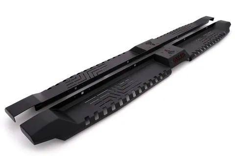 Боковые пороги Dakar V2 без LED (2 шт, металл) для Isuzu D-Max 2019- рр — Isuzu D-Max 2019- гг. DianaParts
