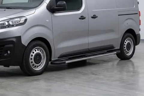 Бокові пороги Duru (2 шт., алюміній) XS – Коротка база для Peugeot Traveller 2017- рр — Peugeot Traveller 2017- гг. DianaParts