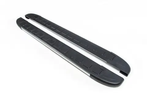 Бокові пороги Duru (2 шт., Алюміній) для Jeep Cherokee/Liberty 2007-2013 рр — Jeep Cherokee/Liberty 2007-2013 гг. DianaParts