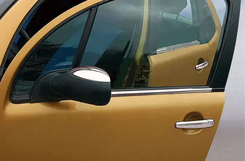 Зовнішня окантовка стекол (6 шт, нерж) для Fiat Stilo 2001-2007 рр — Fiat Stilo 2001-2007 гг. DianaParts