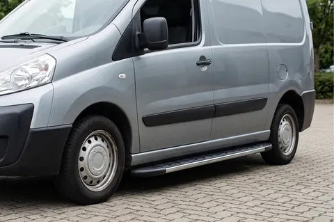 Бокові пороги Duru (2 шт., алюміній) Коротка база для Peugeot Expert 2007-2016 рр — Peugeot Expert 2007-2016 гг. DianaParts