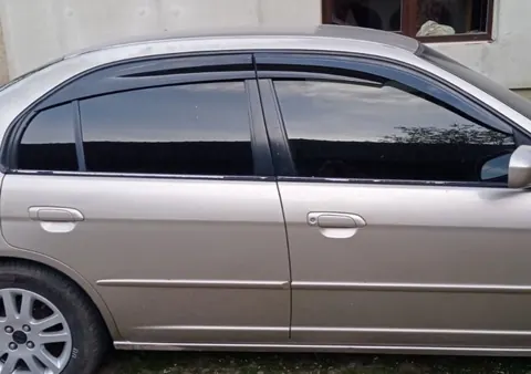 Вітровики (4 шт., Sunplex Sport) для Honda Civic Sedan VII 2001-2006 рр — Honda Civic Sedan VII 2001-2006 гг. DianaParts