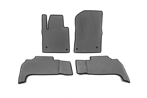 Поліуретанові килимки (2007-2012, EVA, сірі) для Toyota Land Cruiser 200 рр — Toyota Land Cruiser 200 2007-2021 гг. DianaParts