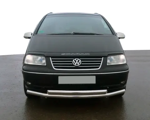 Передня подвійний захист ST014 (нерж) 51 на 42 мм для Volkswagen Sharan 1995-2010 рр — Volkswagen Sharan 1995-2010 гг. DianaParts