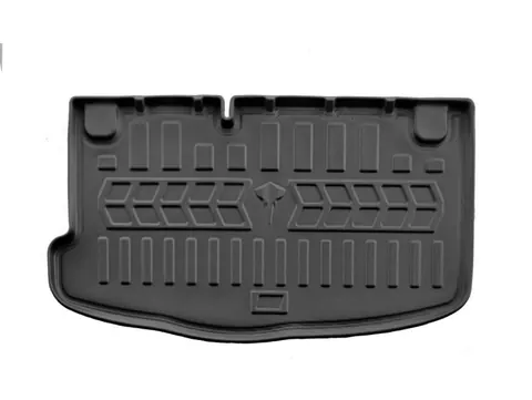 Килимок в багажник Stingray 3D (Нижній, без органайзера) для Hyundai I-10 2008-2013 рр — Hyundai I-10 2008-2013 гг. DianaParts