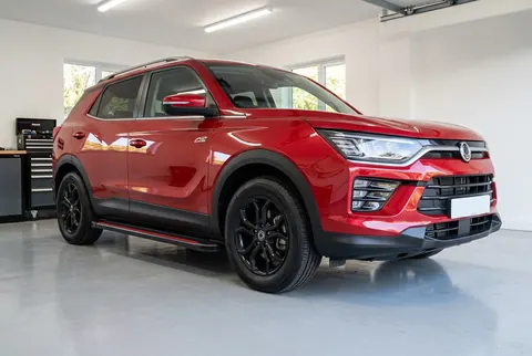 Бокові пороги Maya Red (2 шт., Алюміній) для SsangYong Korando 2019- рр — SsangYong Korando 2019- гг. DianaParts
