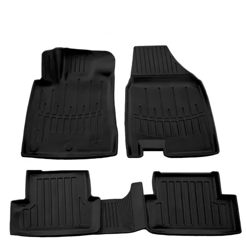 Килимки Stingray 3D (4 шт, поліуретан) для Nissan Qashqai 2010-2014 рр — Nissan Qashqai 2010-2014 гг. DianaParts
