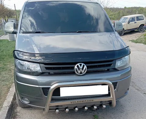 Дефлектор капоту (EuroCap) для Volkswagen T5 2010-2015 рр — Volkswagen T5 2010-2015 гг. DianaParts
